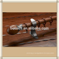 curtain rod joint aluminum rail double or single bracket for aluminum-plastic curtain pipe